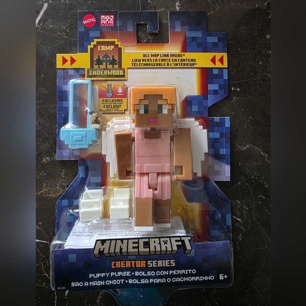 Brand New Minecraft Creator Series Puppy Purse